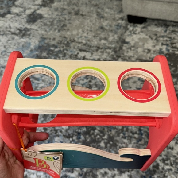 (3/$15‼️) B Toys Wooden Pounding Bench Toy - Picture 2 of 5